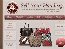 Tablet Screenshot of handbags.sell4value.com